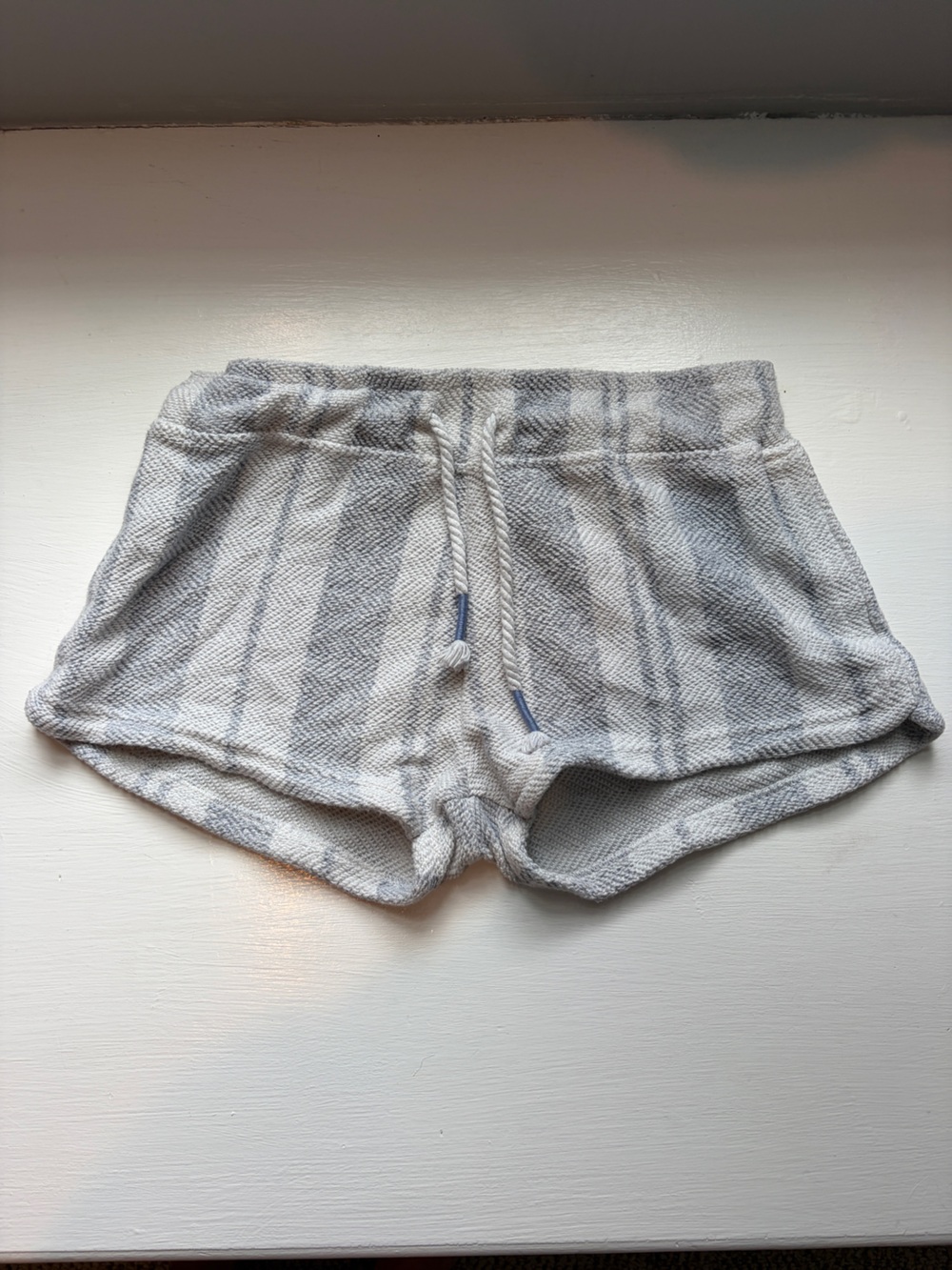 Ocean Drive Gray Stripe Athletic Lounge Shorts